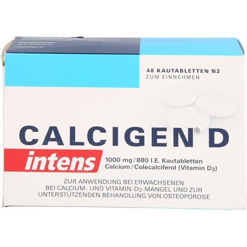 Preisvergleich Produktbild CALCIGEN D intens 1000 mg / 880 I.E. Kautabletten 48 St