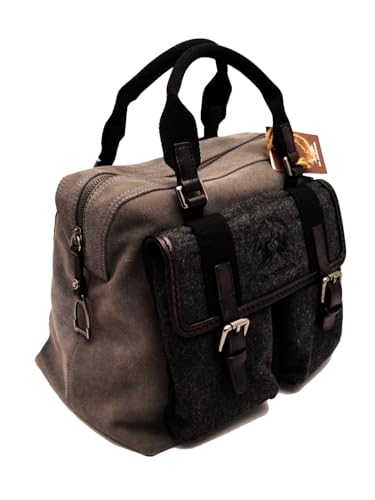  La Martina Borsa Donna JARAMILLO Grigio foulard stola bauletto weekend bag