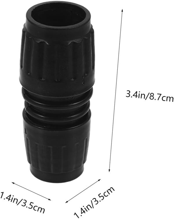 Clothes Rack Connector Double-Pass Joint 2Pcs Plastic Easy Install Replacement for Clothes Drying Rack Rods and Garment Racks 1.38 Inch