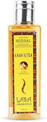 Lasa Aromatics Natural Herbal Kama Sutra Fragrance Body Massage Oil - 100 ml