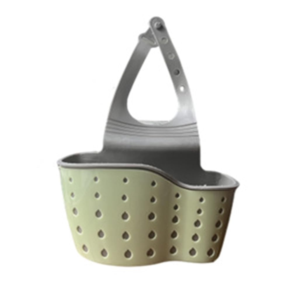 Gmbylby Green Gn Hanging Drain Basket Sink Organiser For Sponges Soap And Tool Faucet Holder Kitchen Bathroom Use