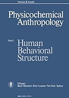 Physicochemical Anthropology 3805527934 Book Cover
