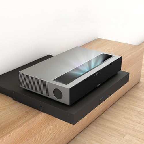 NothingProjector Motorisierte Schiebeablage für Ultrakurzdistanz Beamer, 80'-150' Erweiterbar, Automatisch Einziehbar Teleskopablage, Synchronisation mit Projektorleistung, Works with Any TV Cabinet