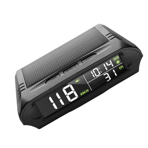 Pantalla HUD solar avanzada de datos reales y batería de 1000 mAh para coche