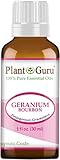 Geranium Bourbon Essential Oil 30 ml. 100% Pure, Undiluted, Therapeutic Grade.