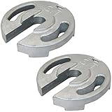 shinanotent 【STウエイト 10kg×2個セット】 タープ テント おもり ペグが使えない場所でも 挟むだけの簡単設置 鋳鉄製 重り 風対策 マルシェ出店 重ね置き 重さ調整可能 転倒防止 事故防止 災害防止 STW-10