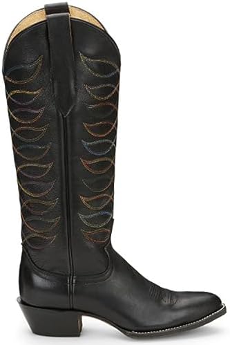 Justin Women's Whitley Western Boot Round Toe Black 9 M | Image 1