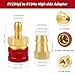 R1234YF Adapter Kit,R1234yf to R134a Conversion Quick Couplers,High Low Side AC Connectors for Car Air Conditioning Recharge and Service