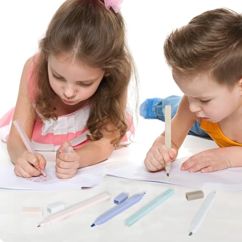 Image of Aesthetic Cute Highlighters, Bible Pastel markers and Pens, No-Bleed School Supplies and Office Journal DIY Home (Two Side Highlighters Pen) birthday return gifts for kids