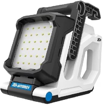 HART 20-Volt Hybrid LED Magnet Light, 1,500 Lumens Battery Not Included