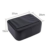 Shoze Salon Booster Child Seat Cushion, Black, 37*28*15cm, Universal High-Density Sponge, Faux Leather, Barber Haircut Hairdressing Modeling, 12-60 Months - Image 3