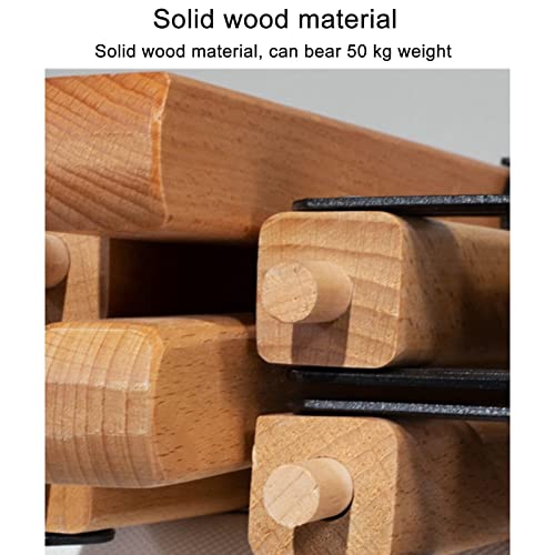 Table de support de bagages en bois pour maison d'hôtes et gîtes - 5