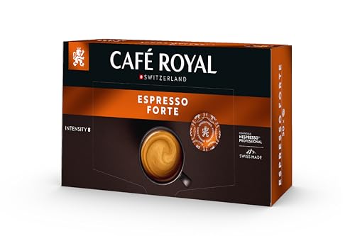 Café Royal Espresso Forte 50 Dosettes de Café Compatibles avec