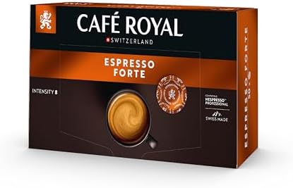 Café Royal Espresso Forte 50 Compatible Coffee Dosettes with Nesp...