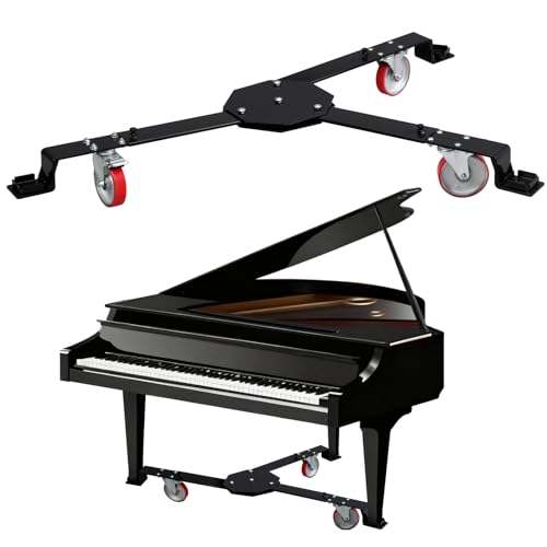 BreezeHug Heavy Duty Piano Dolly with Adjustable Legs