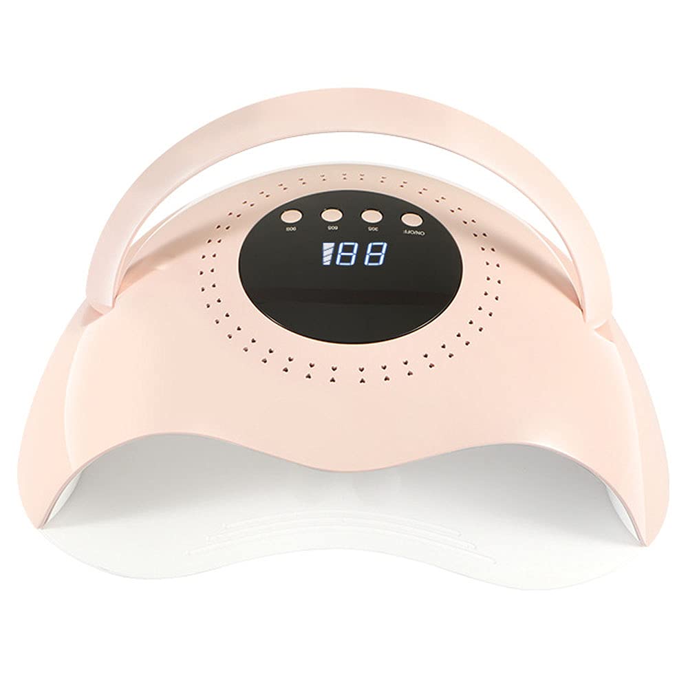 LKLNKVL Manicure lamp, 120W Cordless Gel Nail Lamp,Rechargeable LED Dryer Curing Professional Lights Art Manicure Tools, for Home and Salon