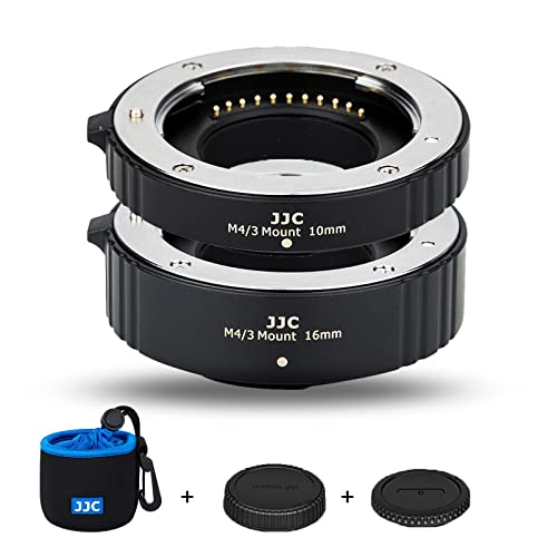 JJC 接写リングセット マクロ撮影 エクステンションチューブ M4/3マウント用 Olympus OM-3 OM-1 II OM-1 E-M10 IV III E-M5 III Pen E-PL9 E-PL8 Panasonic Lumix G9II G