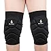 A Pair Unisex Adult Crashproof Safety Knee Elbow Pads Leg Sleeves Brace Safeguard Support Guard Protector for Cycling Skiing Snowboard Roller Skating Skateboard Extreme Sports Protective Gear Kneepads