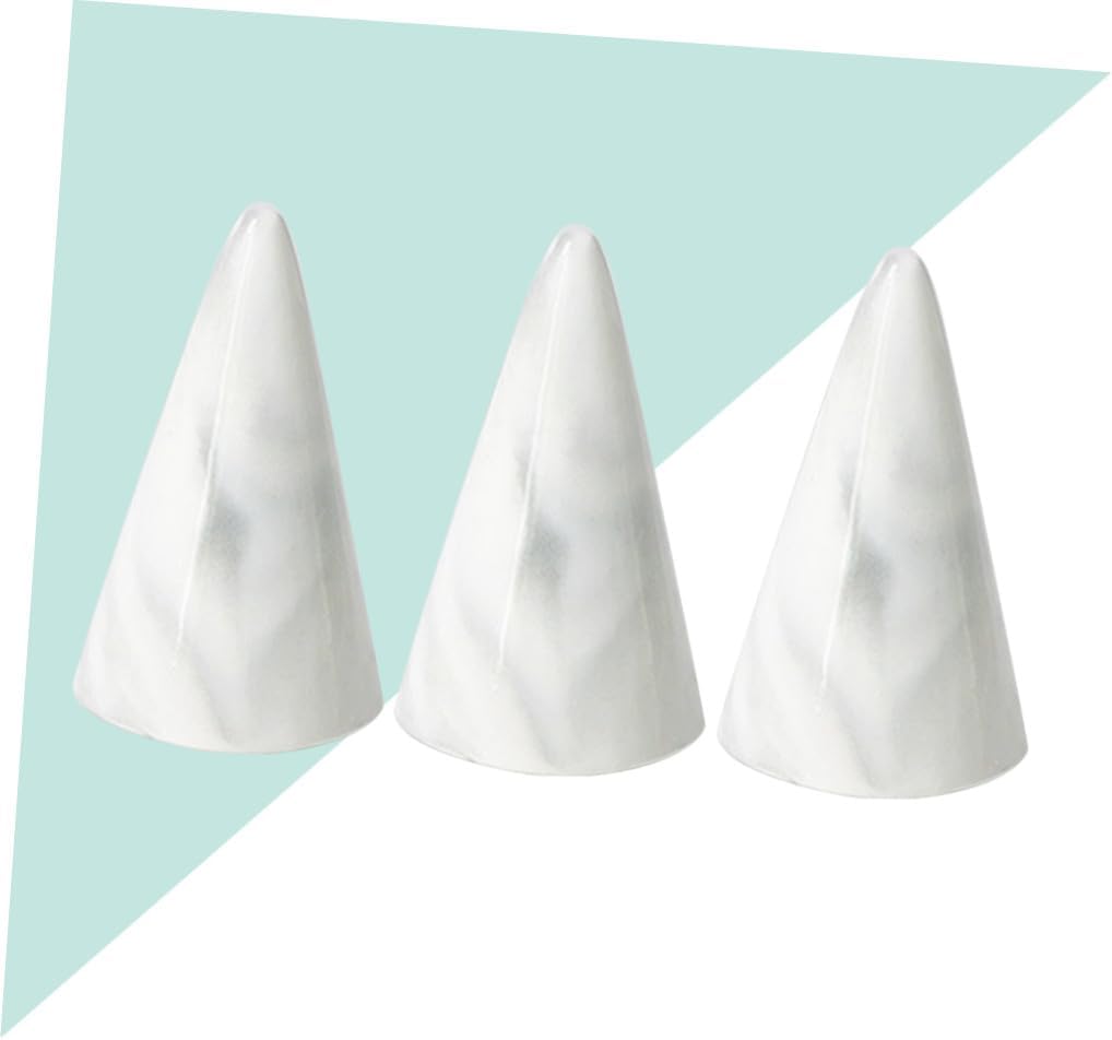 3pcs Ceramic Cone Ring Holder Jewelry Display Rack Set image 3