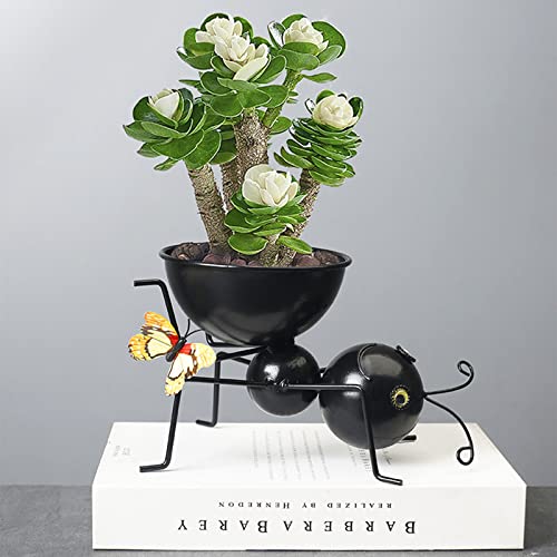 Contenedor de flores de hierro forjado y macetero de animales infantiles 7