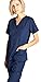 Dagacci Medical Uniform Womens and Mens Scrub Set Unisex Medical Scrub Shirt Top and Pant, Navy, X-Large, Short Sleeve