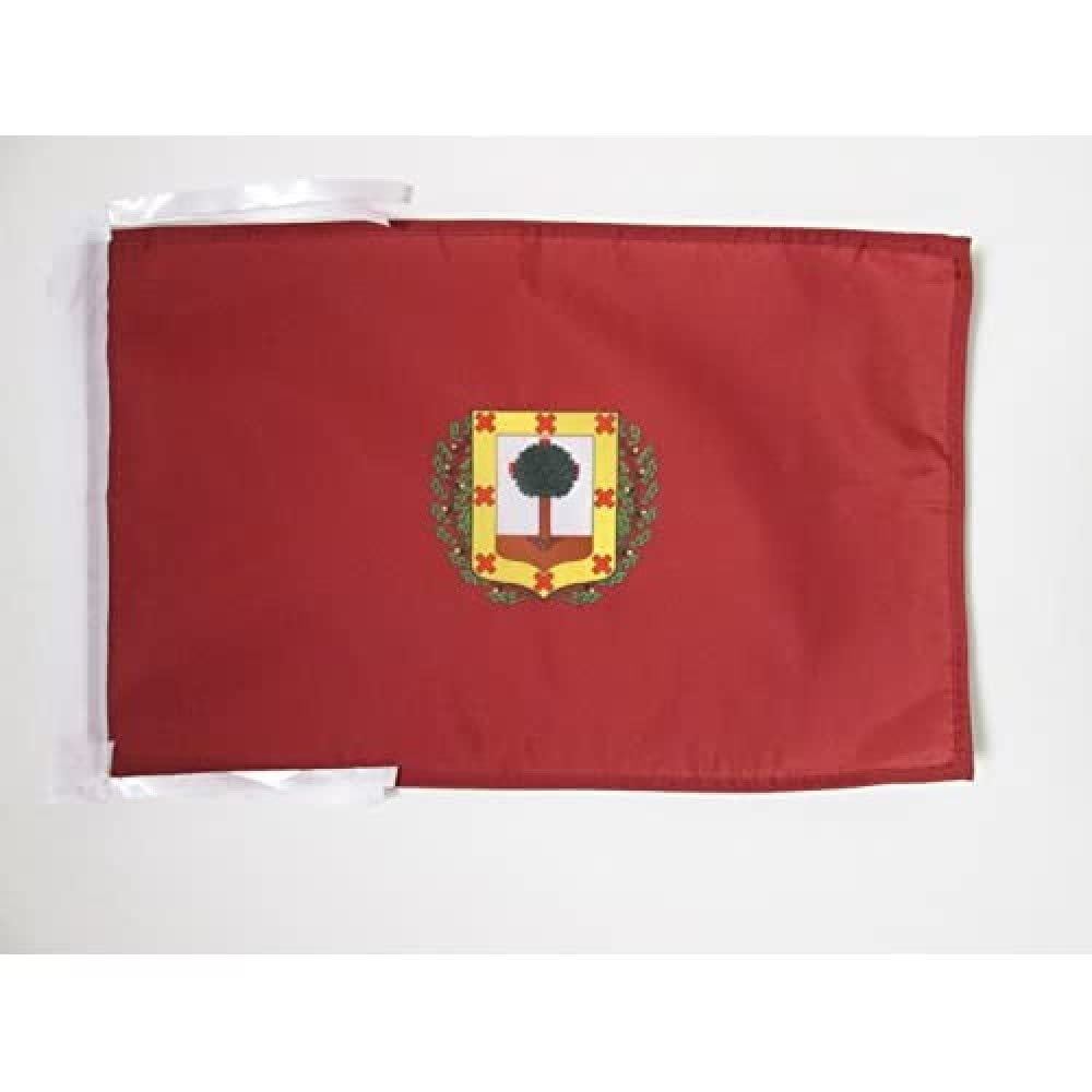 AZ FLAG - Province of Biscay Flag - 18'' x 12'' - 100% Polyester Vizcaya Small Banner with Two Cords - Fade Resistant - Vivid Colors - 18x12 in - 45x30 Cm — image 1