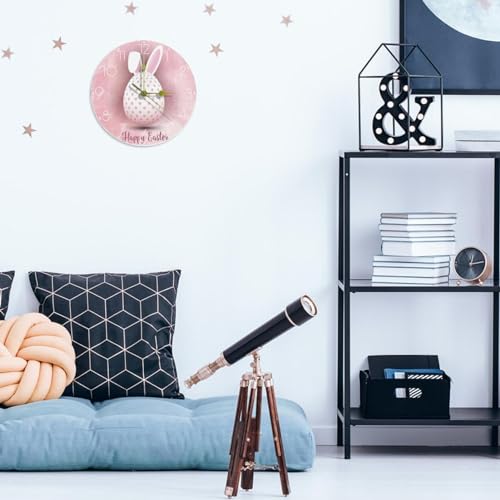 Horloge murale aquarelle œuf de Pâques pour un salon chaleureux - 6