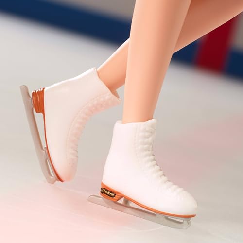 Barbie HRM40 Inspiring Women Doll, Kristi Yamaguchi Collectible In 1992 Winter Olympics Costume thumb #3
