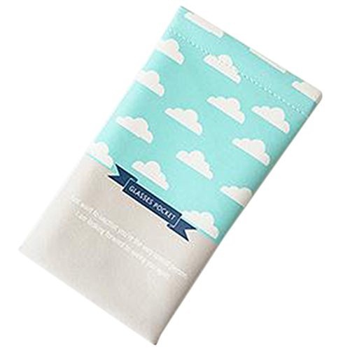 Preisvergleich Produktbild Scrox Schutzhülle Sonnenbrille Aufbewahrungstasche Creative Fashion PU Illustrationen Gläser Staubbeutel tragbar Sonnenbrille Paket Travel Sonnenbrille Tasche 6 Styles, PU, Stlye 4, 17.5 * 9.5CM