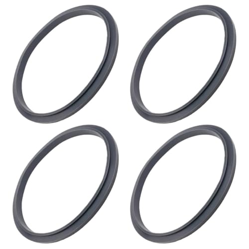 Ciieeo Juntas de Silicona para Batidora Vaso y Exprimidor 4 Anillos 4X4X0.4 Pulgadas Repuestos Accesorios de Cocina para Preparación de Zumos y Batidos