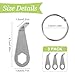 UFURMATE Video Doorbell Key Replacement Tool, 3 Pcs Stainless Steel Doorbell Opening Pin Doorbell Removal Tool for Doorbell Mount and Battery Replacement