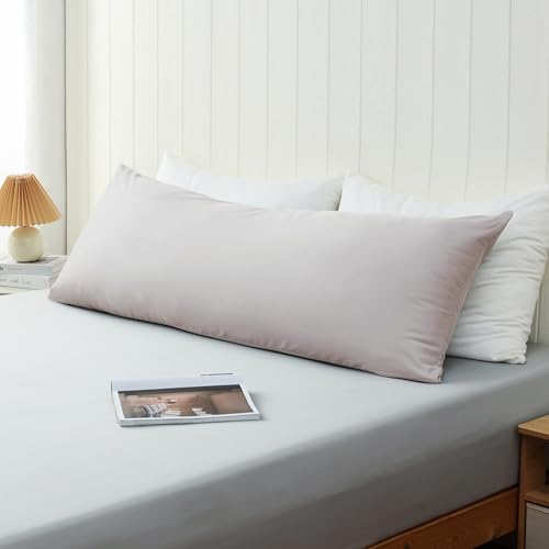 100% Cotton Zippered Body Pillow Protectors (20" 54") 1 Pack
