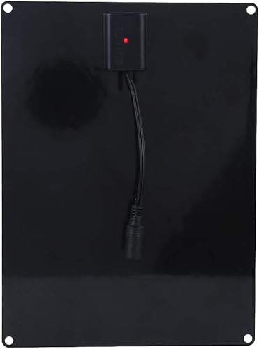 Miniatura 9 de fuwinkr Panel solar de 12 V, cargador de batería solar portátil con clip de batería, resistente al agua, tablero solar de 10 W, carga de teléfono