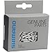 SHIMANO Derailleur Cable End Cap X100 (Silver, 1.2-mm)