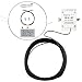 MLA-30+ Loop Antenna,0.5-30MHz Active Receiving Antenna,MLA-30 Plus Loop Antenna for HA SDR Short Medium Wave Radio,with 10m Feeder,Built-in Low Noise Amplifier,for Rooftop,Balcony