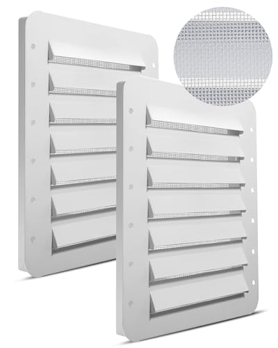 Heavy Steel Shipping Containers Vents with Screens Increase Air Circulation Prevents Condensation and Overheating Suitable for Container Houses Containers Offices and Cabins (2-Pack)