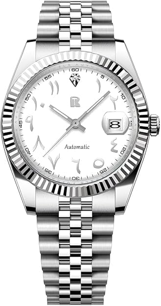 TAYSHILEY Men's Watches 39mm Automatic Stainless Steel Mechanical Wrist Watch for Men, Arabic...