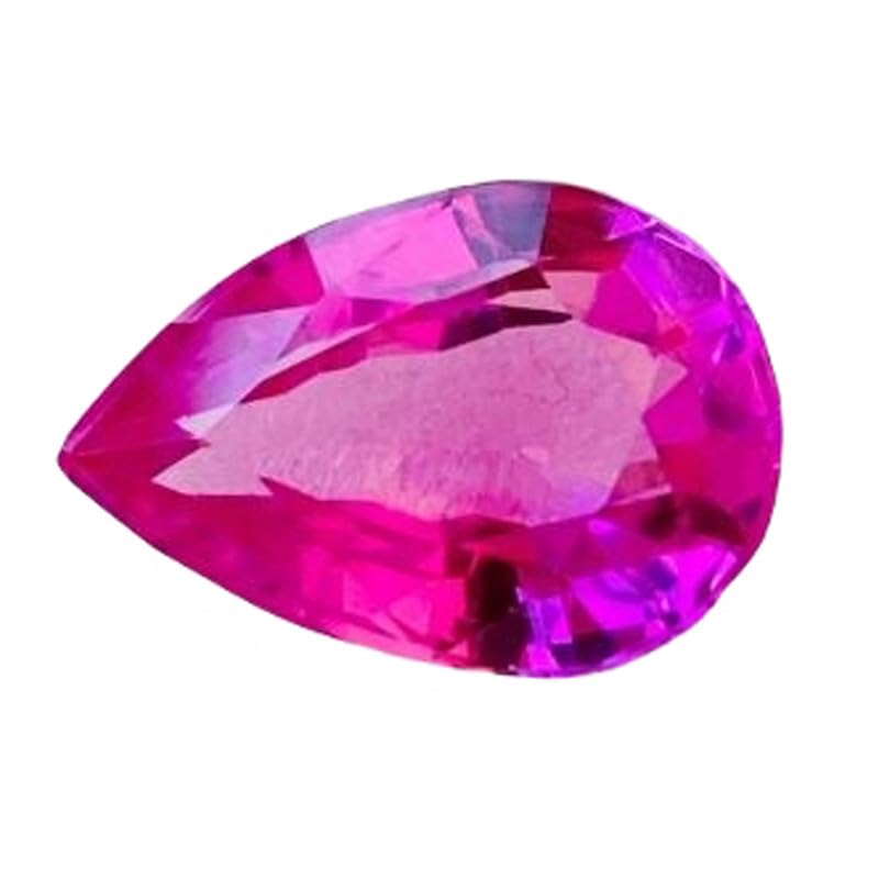 Saphir rose naturel poire 14x9x6mm pour création bijoux GH_NAT_01063