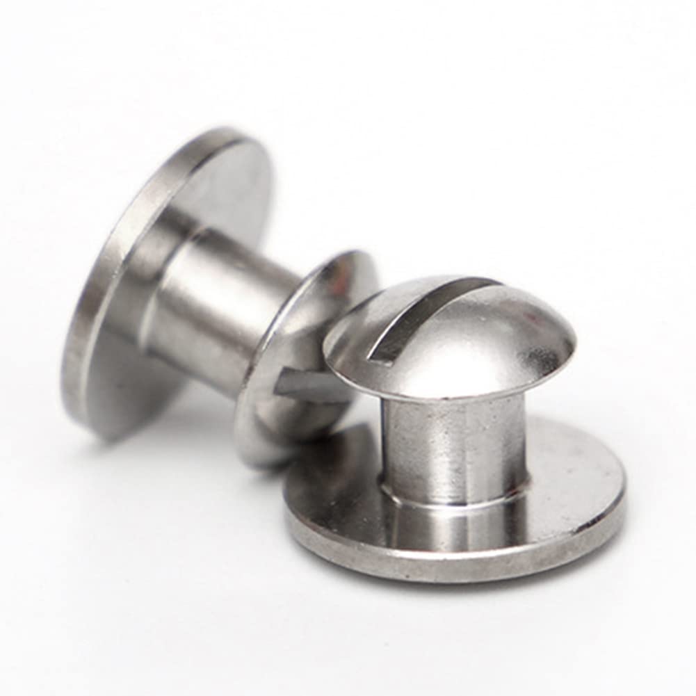 Paquete de 8 tornillos de libro de buceo para placa de RüCken, material de fijación para accesorios subacuáticos