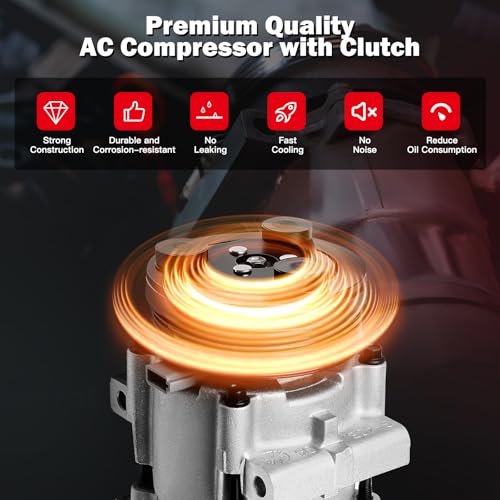 Image of cciyu AC Compressor for Ford Escort 1.9L 1992-1996 for Ford Escort 2.0L