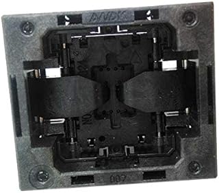 Anncus QFN8 MLF8 Burn in Socket Open Top Pogo Pin IC Test Socket Pitch 1.27mm Chip Size 6x8 Flash Adapter Programming Socket