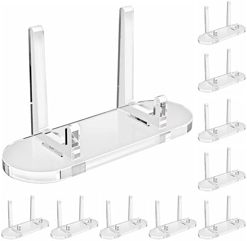 Acrylic Trading Card Display Stand, 10 Pack Clear Card