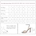 QIY Nude Mesh Heels for Women Strappy Heels Stilettos 3 Inch Heel Square Open Toe Heel Faux Leather Nude Sandal Dress Shoes Heeled Sandals Size 9
