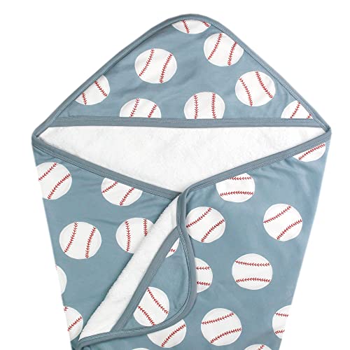 Image of Copper Pearl Hooded Bath Towels Premium Knit /Terry Cloth Baby Towels with Hood, Pockets, and Cool Designs - Great to Gift and Make Bath Time Fun - Baby Bath Towel, Slugger