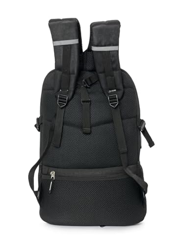 Image of Bag-Age 9157 30L Laptop Backpack for Men & Women | Water Resistant Travel & Office Bag | Padded Shoulder Straps | Multiple Compartments | School, College, Work & Travel Backpack