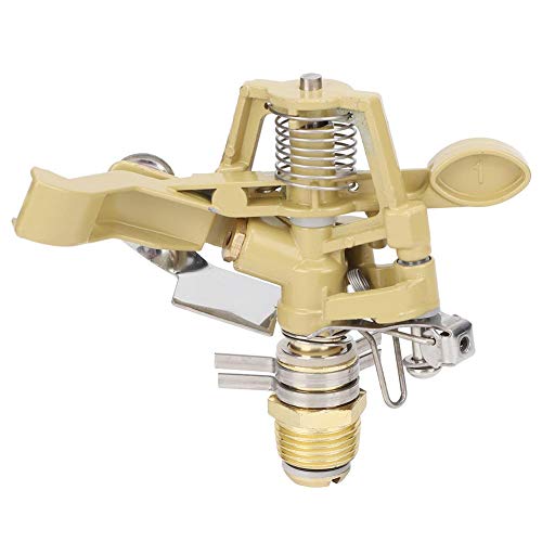 OKBY Irrigation Nozzle - G3/4inch Aluminium Alloy Garden Lawn Rocker Arm Irrigation Nozzle Water Spray Sprinkler Head Industrial Accessories