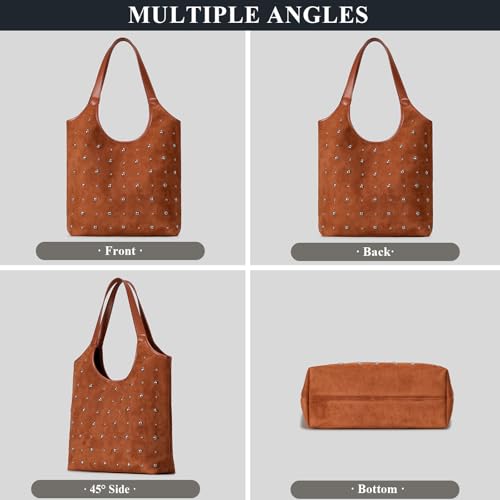 Image of Straw Tote Bags for Women, Summer Straw Purses and Handbags Shoulder Woven Raffia Beach Bag with Coin Purse