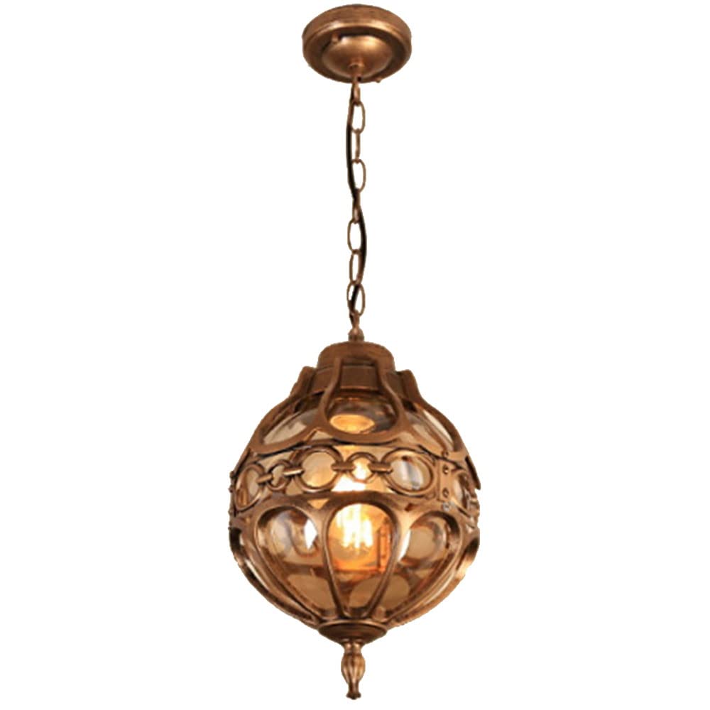 Lustre extérieur cour et balcon style européen pour illuminer vos soirées en villa