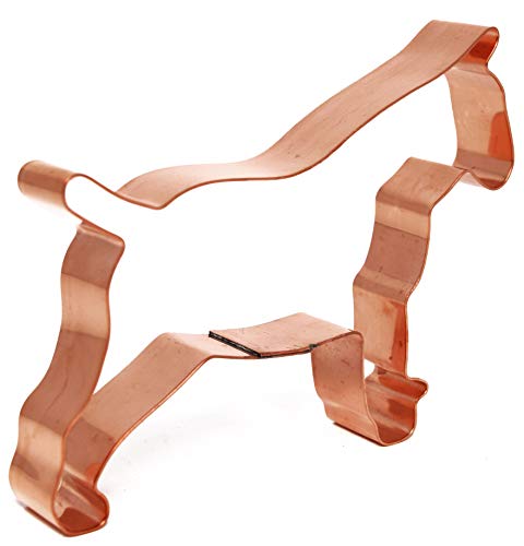 Bull Terrier Dog Breed Cookie Cutter 4.5 X 3.5 inches - Handcrafted Copper Cookie Cutter by The Fussy Pup