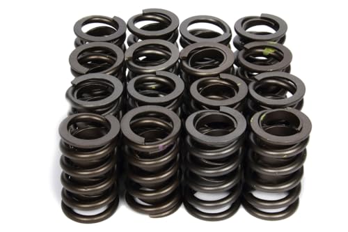 Valve Springs - 1.265 in OD | Single/Damper | 430 lb/in Rate | 1.100 in Coil Bind | Racesaver Approved | Engine Component | Set of 16